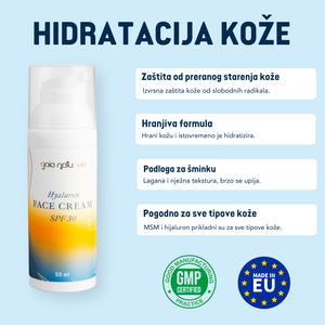 Krema za lice sa zaštitnim faktorom SPF30