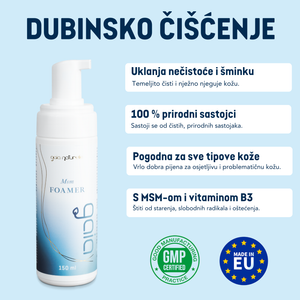 MSM Foamer – pjena za pranje lica s MSM-om