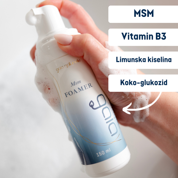 MSM Foamer – pjena za pranje lica s MSM-om