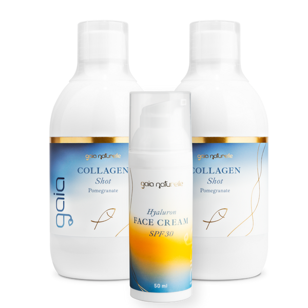 Paket - 2x Kolagen shot + SPF 30